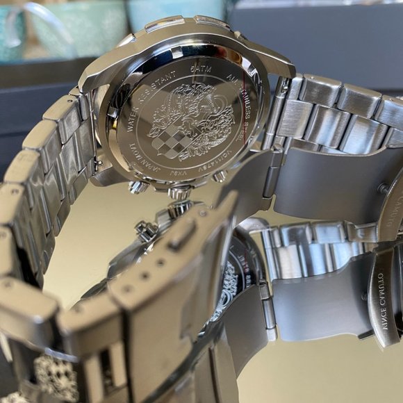 Vince Camuto 1147GYSVST Men's 47mm S/Steel Watch + Sunglasses Set - Picture 6 of 7